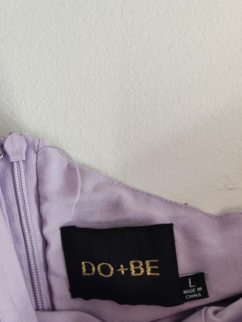 Do+Be Lilac Ruffled One Shoulder Mini Dress - Picture 7 of 8
